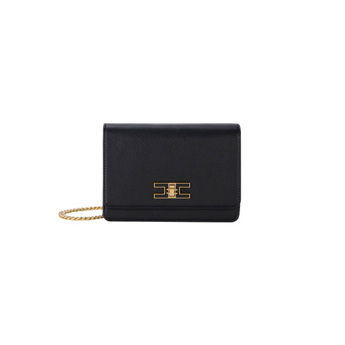 Elisabetta Franchi Borsa a spalla Borsa Donna elegante con catena Nero - Francavilla Moda
